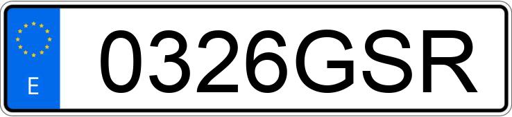 Numer rejestracyjny 0326GSR posiada FORD FOCUS Numer rejestracyjny 0326GSR posiada FORD FOCUS