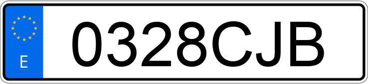 Numer rejestracyjny 0328CJB posiada PEUGEOT 206 Numer rejestracyjny 0328CJB posiada PEUGEOT 206