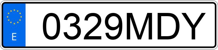 Numer rejestracyjny 0329MDY posiada AUDI SQ5 Numer rejestracyjny 0329MDY posiada AUDI SQ5