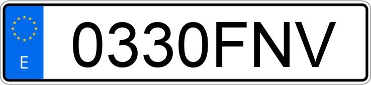 Numer rejestracyjny 0330FNV posiada KIA CEED