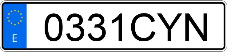Numer rejestracyjny 0331CYN posiada LAND ROVER FREELANDER Numer rejestracyjny 0331CYN posiada LAND ROVER FREELANDER