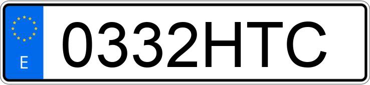 Numer rejestracyjny 0332HTC posiada CHEVROLET-GM CRUZE