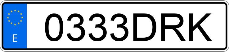 Numer rejestracyjny 0333DRK posiada VOLKSWAGEN TRANSPORTER Numer rejestracyjny 0333DRK posiada VOLKSWAGEN TRANSPORTER