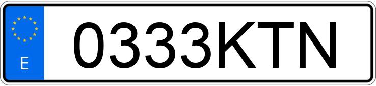 Numer rejestracyjny 0333KTN posiada AUDI A6 Numer rejestracyjny 0333KTN posiada AUDI A6