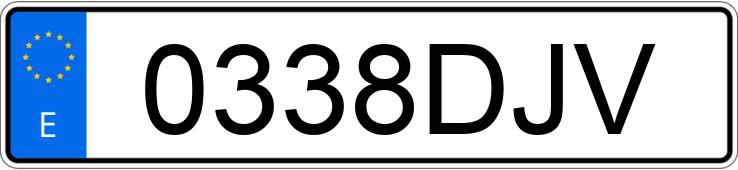 Numer rejestracyjny 0338DJV posiada RENAULT MEGANE CONFORT AUTHEN. 2.0 16V