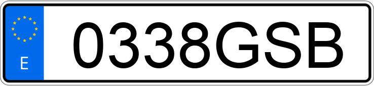 Numer rejestracyjny 0338GSB posiada OPEL ASTRA