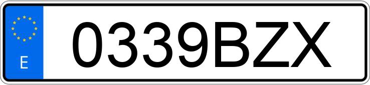 Numer rejestracyjny 0339BZX posiada BMW SERIE 3 Numer rejestracyjny 0339BZX posiada BMW SERIE 3