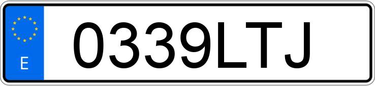 Numer rejestracyjny 0339LTJ posiada BMW SERIE 3 Numer rejestracyjny 0339LTJ posiada BMW SERIE 3