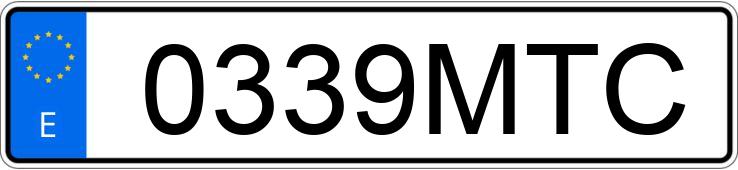 Numer rejestracyjny 0339MTC posiada HYUNDAI I30