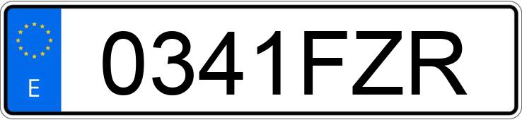 Numer rejestracyjny 0341FZR posiada FORD FOCUS Numer rejestracyjny 0341FZR posiada FORD FOCUS