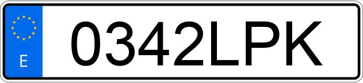 Numer rejestracyjny 0342LPK posiada CITROEN C3 AIRCROSS