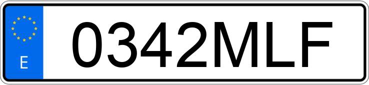 Numer rejestracyjny 0342MLF posiada RENAULT KANGOO Numer rejestracyjny 0342MLF posiada RENAULT KANGOO