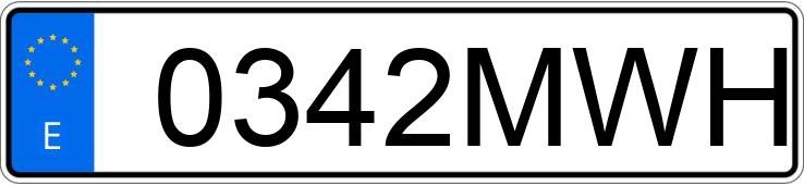 Numer rejestracyjny 0342MWH posiada TOYOTA LAND CRUISER