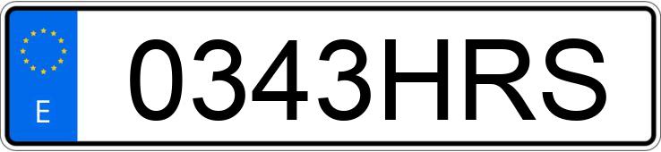 Numer rejestracyjny 0343HRS posiada OPEL CORSA Numer rejestracyjny 0343HRS posiada OPEL CORSA