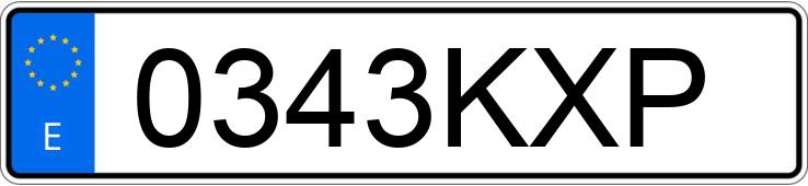 Numer rejestracyjny 0343KXP posiada SEAT LEON Numer rejestracyjny 0343KXP posiada SEAT LEON