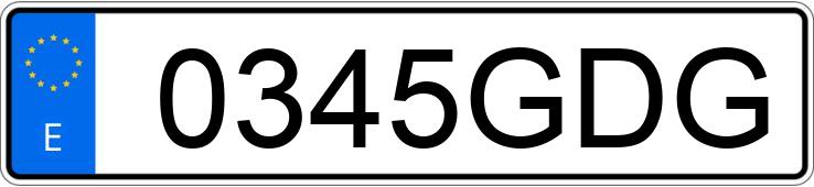 Numer rejestracyjny 0345GDG posiada RENAULT GRAND SCENIC