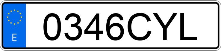 Numer rejestracyjny 0346CYL posiada BMW SERIE 3 Numer rejestracyjny 0346CYL posiada BMW SERIE 3