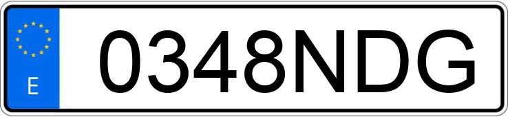 Numer rejestracyjny 0348NDG posiada PORSCHE CAYENNE COUPE