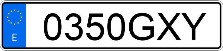 Numer rejestracyjny 0350GXY posiada SEAT LEON Numer rejestracyjny 0350GXY posiada SEAT LEON