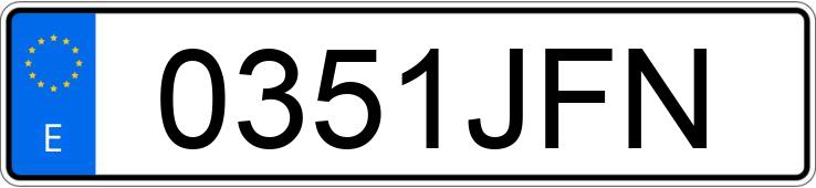 Numer rejestracyjny 0351JFN posiada AUDI A3 SPORTBACK 2.0 TDI ATTRACTION DPF