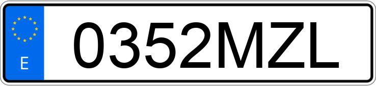 Numer rejestracyjny 0352MZL posiada OPEL MOKKA Numer rejestracyjny 0352MZL posiada OPEL MOKKA