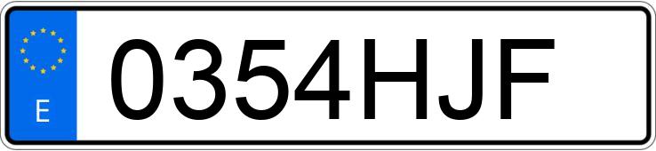 Numer rejestracyjny 0354HJF posiada SEAT LEON