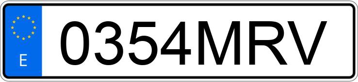 Numer rejestracyjny 0354MRV posiada FIAT 500 Numer rejestracyjny 0354MRV posiada FIAT 500