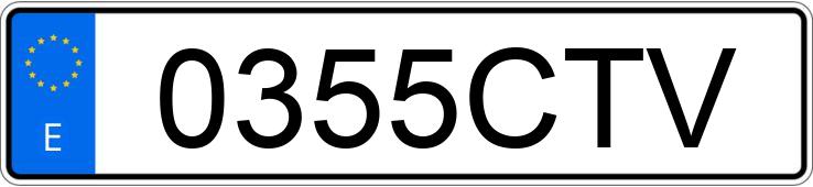 Numer rejestracyjny 0355CTV posiada MERCEDES SLK (170-171)