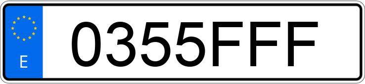 Numer rejestracyjny 0355FFF posiada RENAULT CLIO Numer rejestracyjny 0355FFF posiada RENAULT CLIO