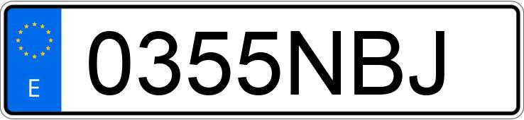 Numer rejestracyjny 0355NBJ posiada PEUGEOT 2008 Numer rejestracyjny 0355NBJ posiada PEUGEOT 2008