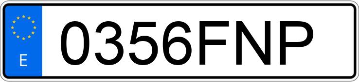 Numer rejestracyjny 0356FNP posiada LEXUS IS 250