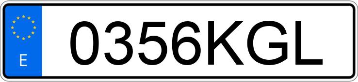 Registreringsnummeret 0356KGL har NISSAN QASHQAI