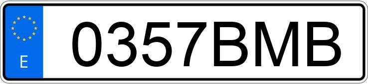 Numer rejestracyjny 0357BMB posiada BEDFORD SERIE CA