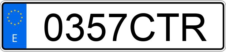 Numer rejestracyjny 0357CTR posiada SEAT LEON Numer rejestracyjny 0357CTR posiada SEAT LEON