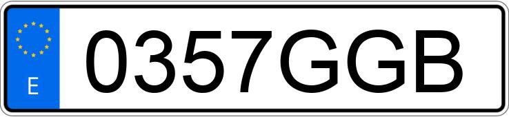 Numer rejestracyjny 0357GGB posiada MERCEDES C (204)