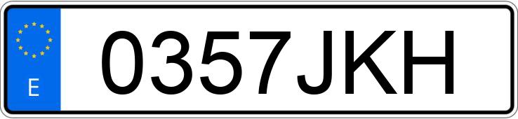 Numer rejestracyjny 0357JKH posiada MAZDA MAZDA3