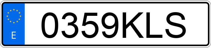 Numer rejestracyjny 0359KLS posiada RENAULT CLIO