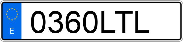 Numer rejestracyjny 0360LTL posiada PEUGEOT 3008