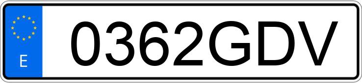 Numer rejestracyjny 0362GDV posiada OPEL CORSA Numer rejestracyjny 0362GDV posiada OPEL CORSA