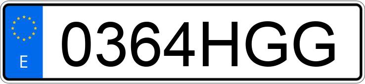 Numer rejestracyjny 0364HGG posiada DACIA LOGAN Numer rejestracyjny 0364HGG posiada DACIA LOGAN