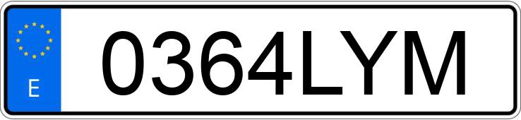 Numer rejestracyjny 0364LYM posiada BMW SERIE 2 Numer rejestracyjny 0364LYM posiada BMW SERIE 2