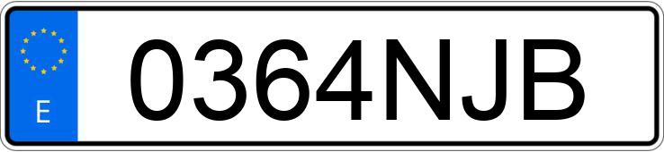 Numer rejestracyjny 0364NJB posiada OPEL VIVARO Numer rejestracyjny 0364NJB posiada OPEL VIVARO