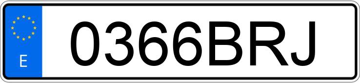 Numer rejestracyjny 0366BRJ posiada MERCEDES V (638-639-447)