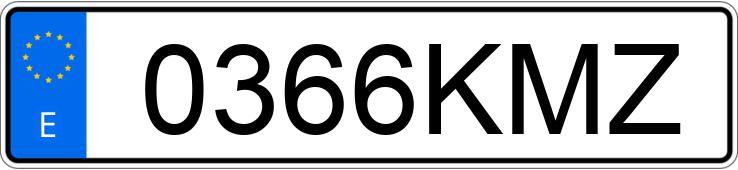 Numer rejestracyjny 0366KMZ posiada PEUGEOT 2008