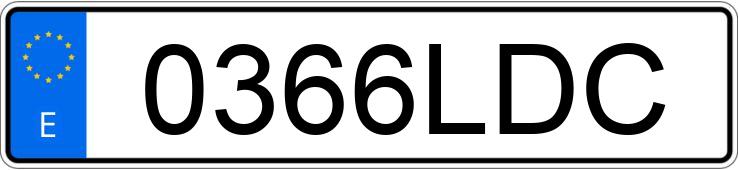 Numer rejestracyjny 0366LDC posiada MERCEDES A (177)