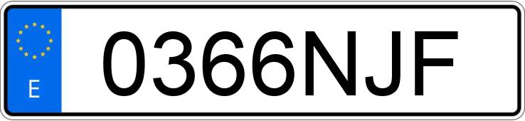 Numer rejestracyjny 0366NJF posiada NISSAN JUKE