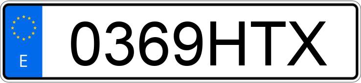 Numer rejestracyjny 0369HTX posiada SEAT ALTEA XL