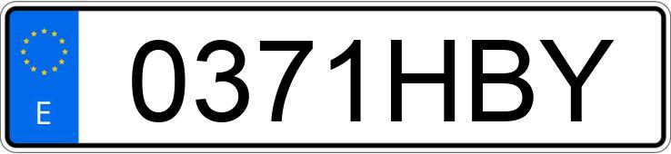 Numer rejestracyjny 0371HBY posiada RENAULT GRAND KANGOO