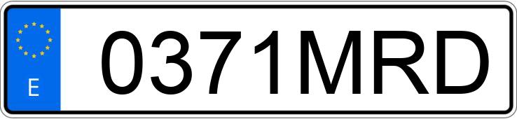 Numer rejestracyjny 0371MRD posiada KIA NIRO