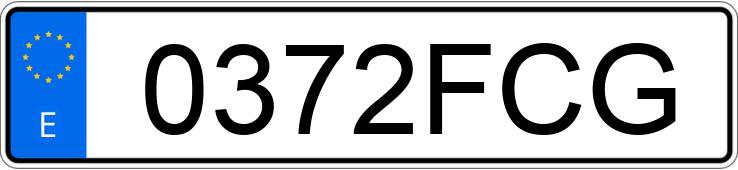 Numer rejestracyjny 0372FCG posiada FORD FOCUS C-MAX